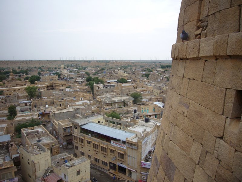 Travel - India - Rajasthan - Jaisalmer - The Red Fort - The Bastion Walls